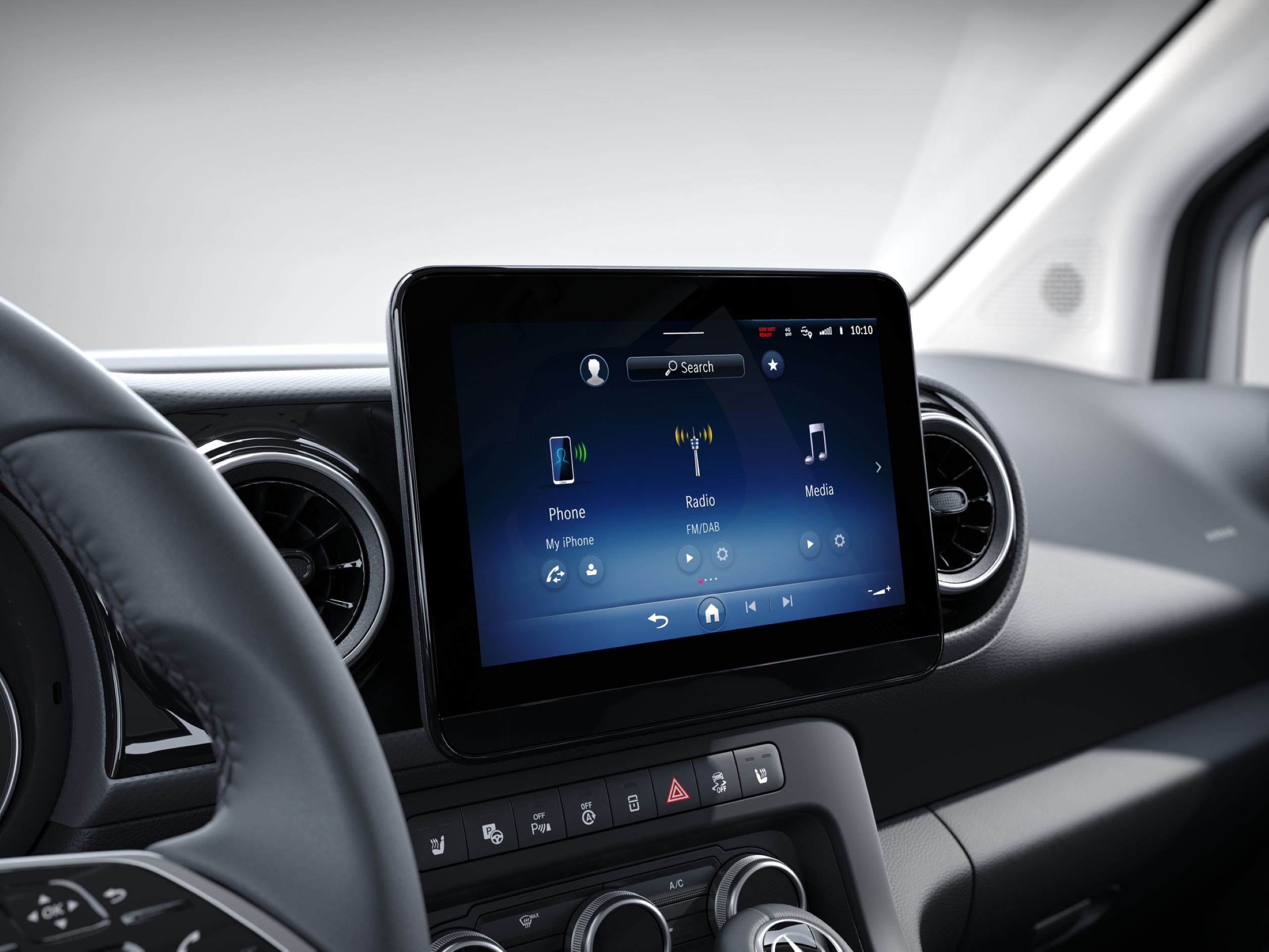 Transporte de passageiros | Mercedes-Benz O sistema multimédia MBUX para as carrinhas Mercedes-Benz.