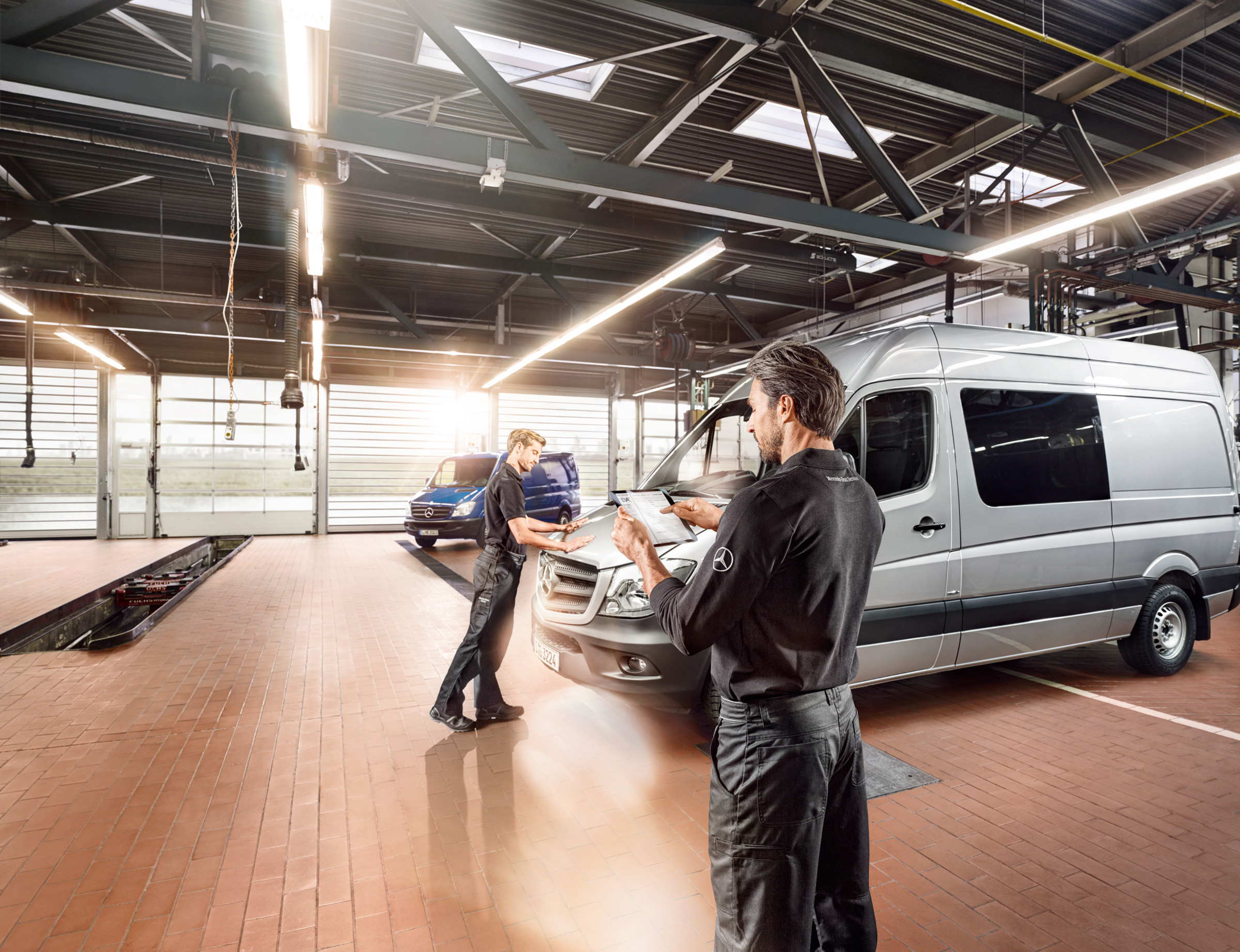 O relatório de serviço digital | Veículos comerciais ligeiros Mercedes-Benz O relatório de serviço digital