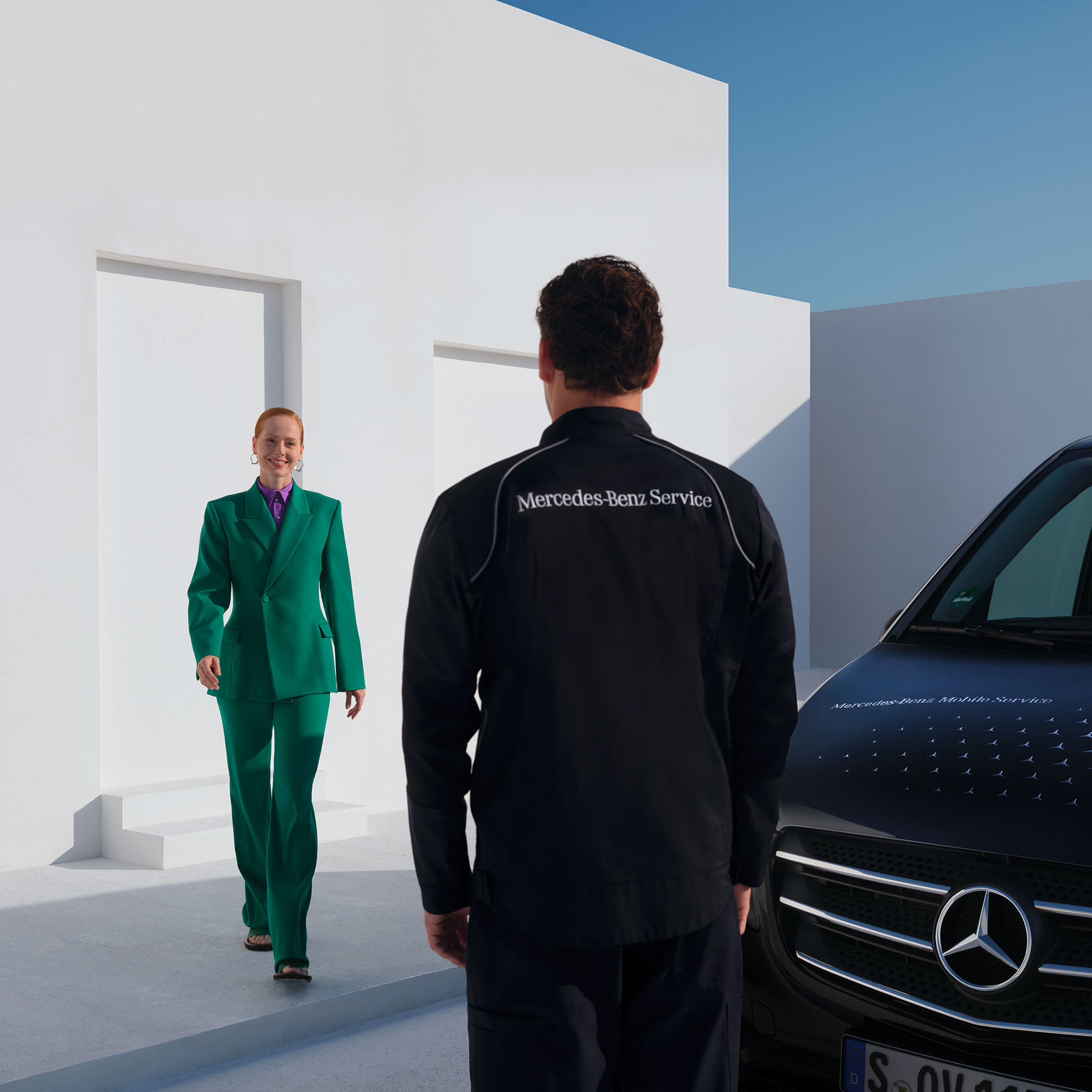 Instalação | Carregamento | Veículos comerciais ligeiros Mercedes-Benz A instalação da Mercedes-Benz Wallbox.