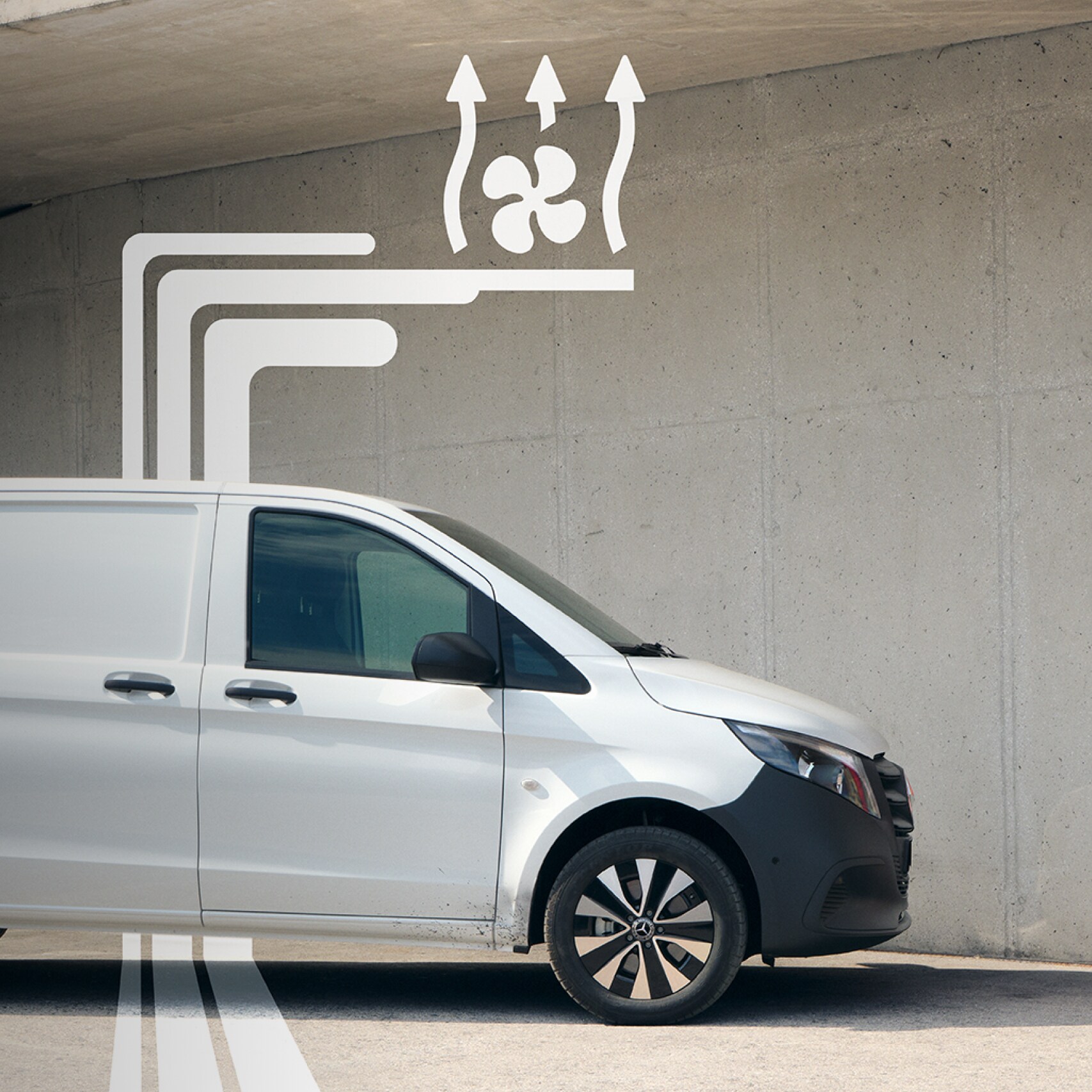 Vista das funcionalidades digitais extras remotas da Mercedes-Benz.